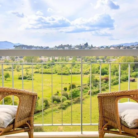 Lägenhet Duplex Avec Rooftop Et Vue Panoramique - Riou De L'argentiere Mandelieu